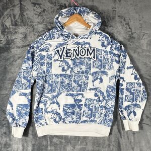 Marvel Universe Sz M Spiderman Venom Pullover Hoodie All Over Print AOP Hoodie